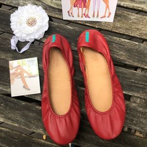 Cardinal Red Tieks Sz 7